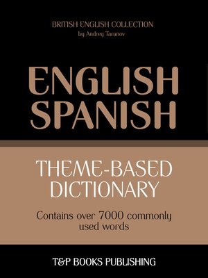 cover image of Theme-Based Dictionary